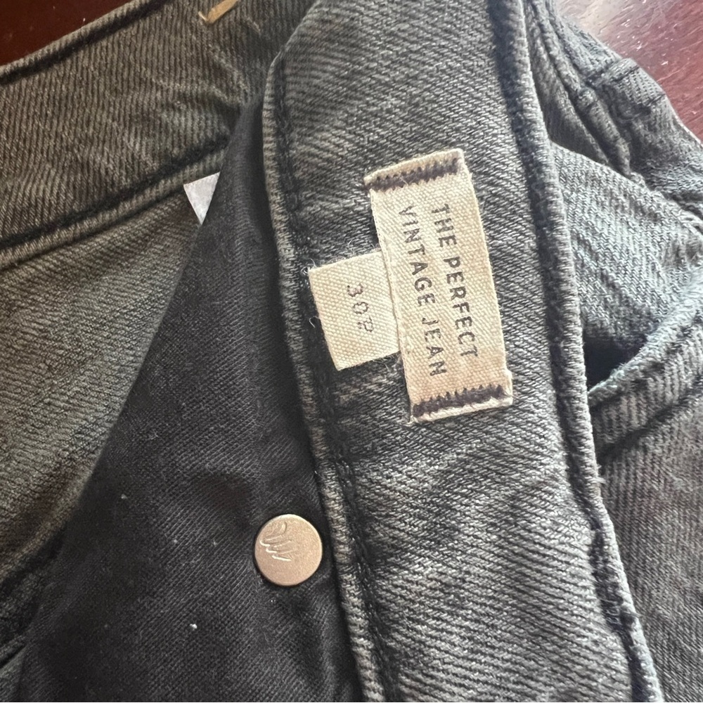 Madewell Women's Size 30p The Perfect Vintage Jeans Cosner Wash Knee Rip Edition - Picture 5 of 7